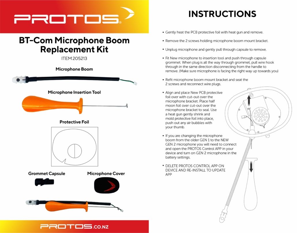 Protos Microphone Repair Kit