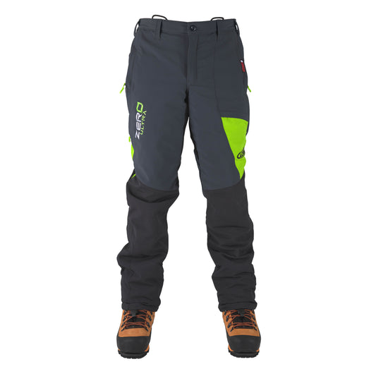 Clogger Zero Ultra Men's Premium Chainsaw Pants - Grey/Green